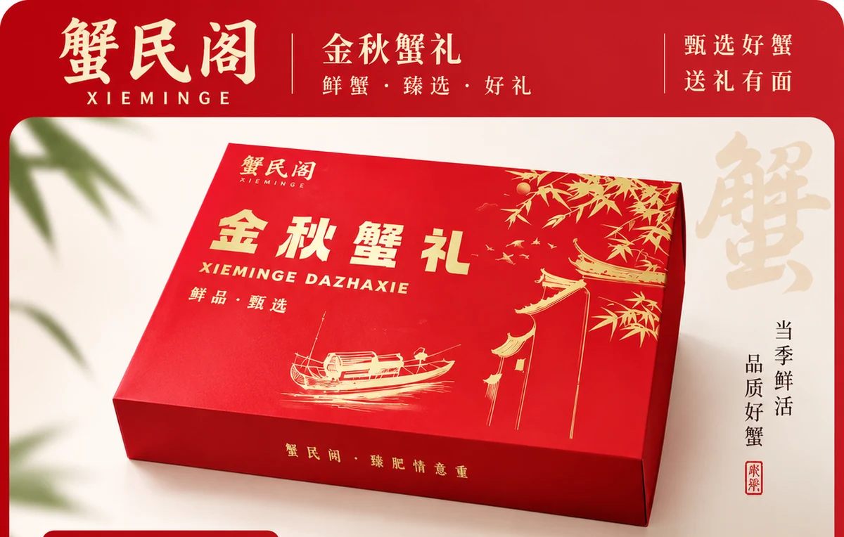 2988型 蟹民阁商品视觉