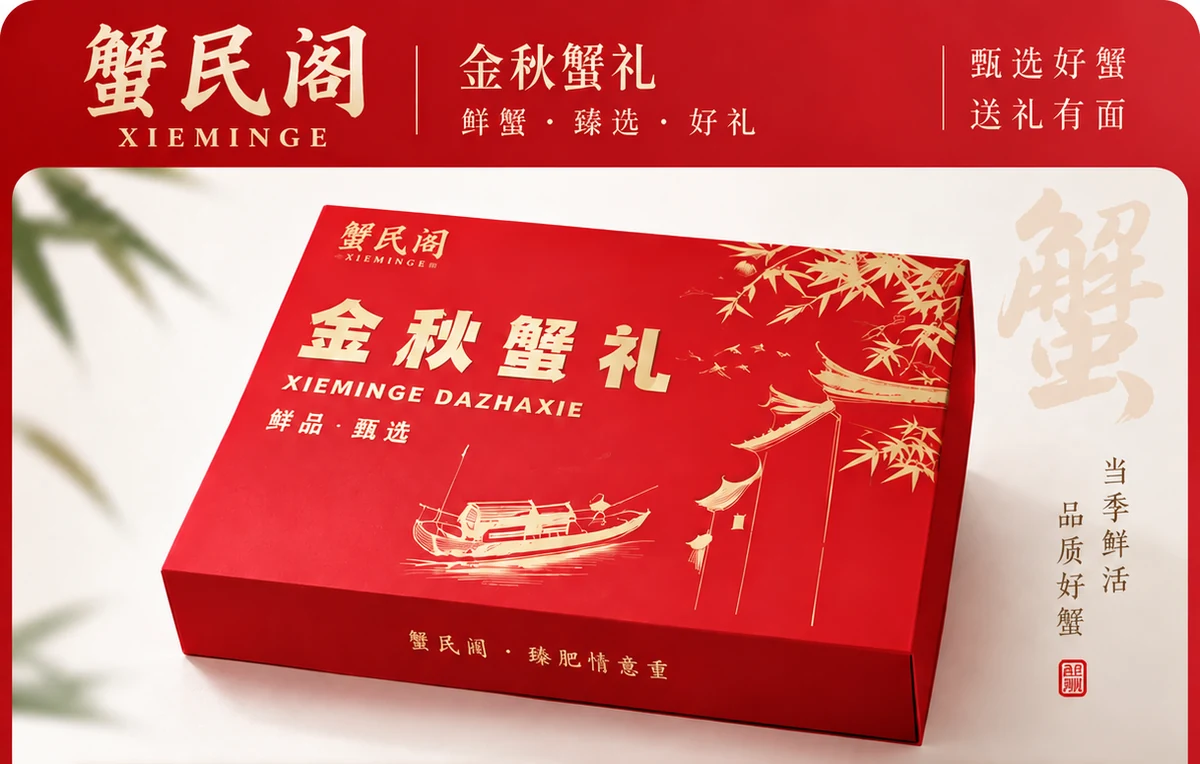 6888型 蟹民阁商品视觉